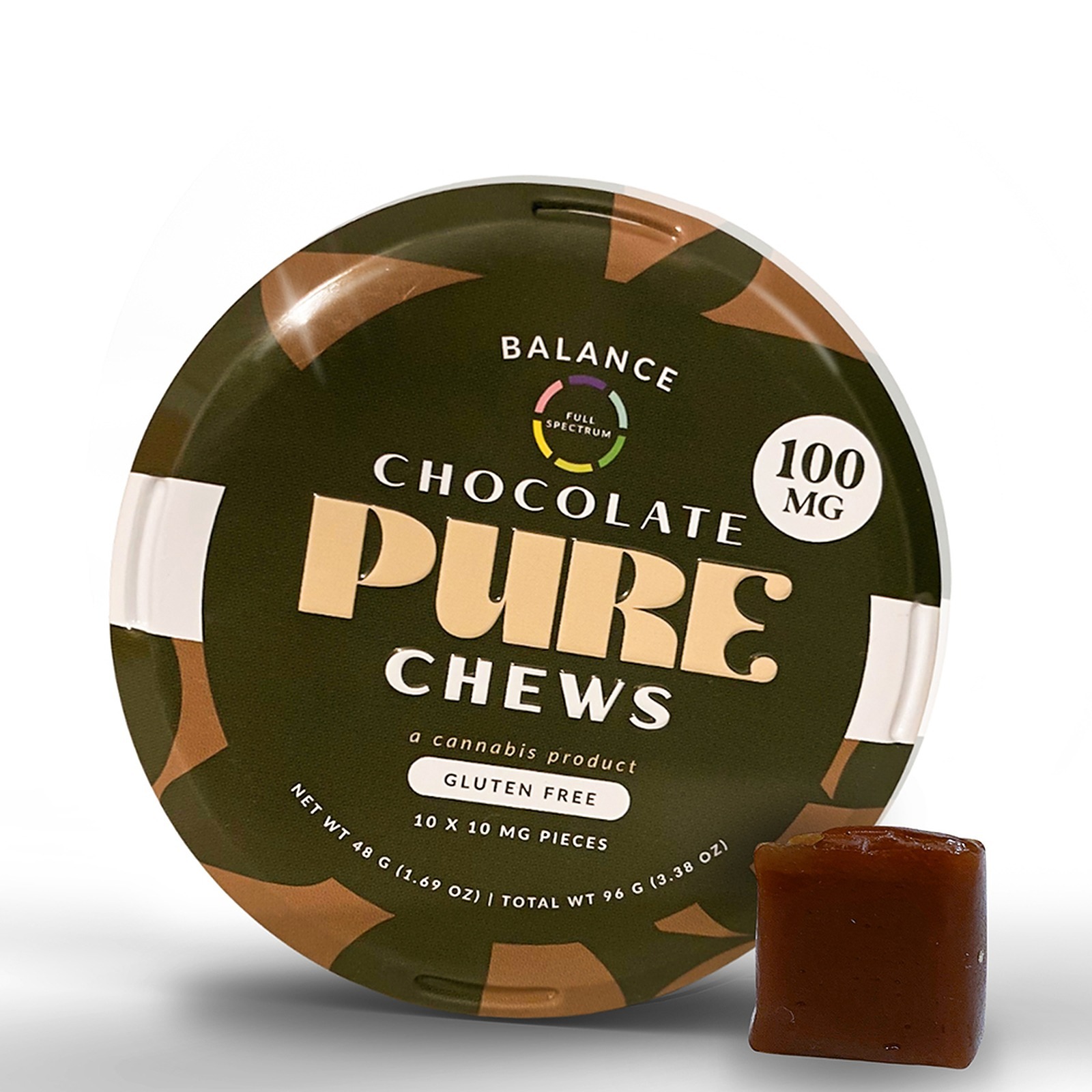 Pure Chocolate Caramel 100mg