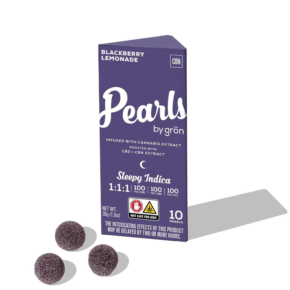 Grön: Blackberry Lemonade Pearls