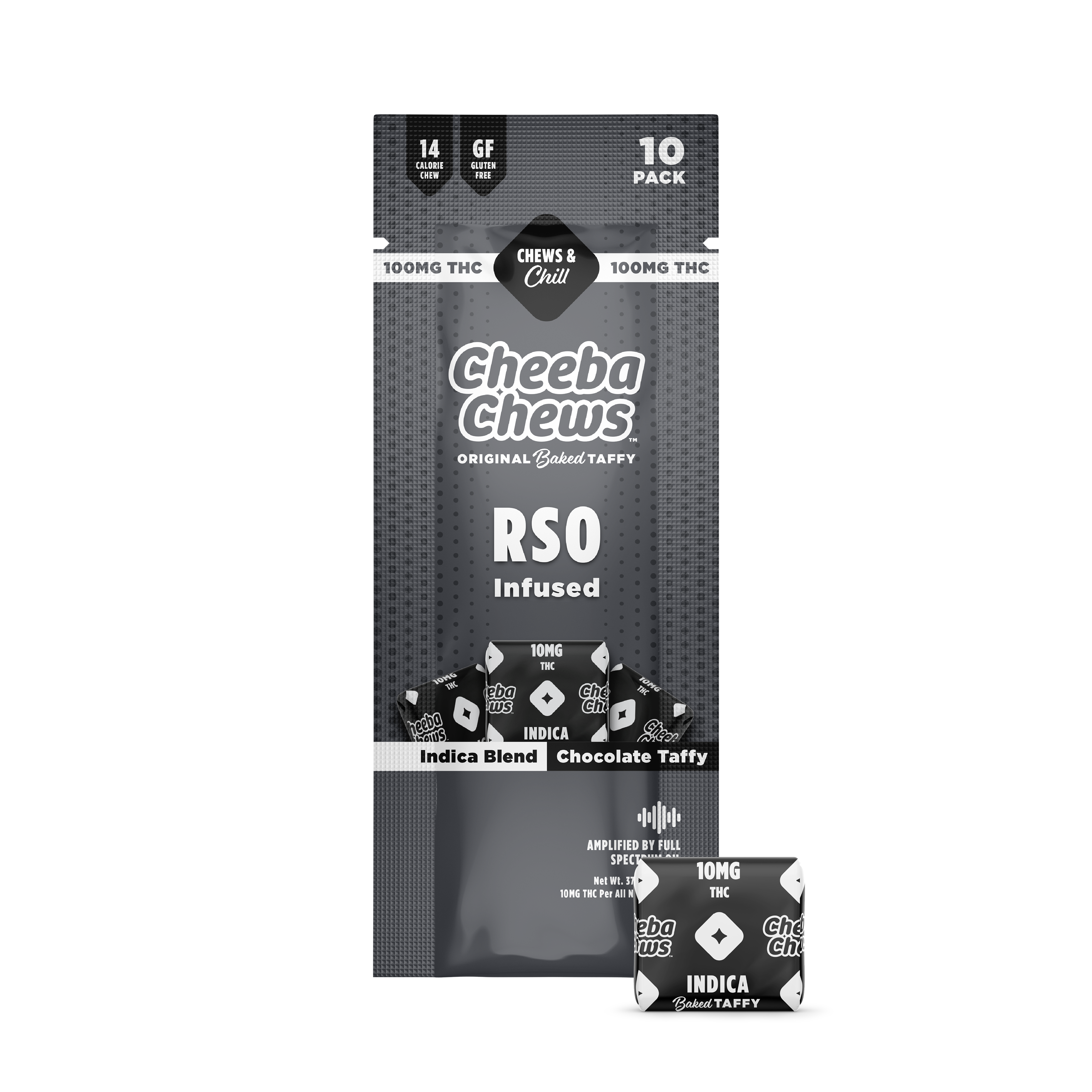 CHEEBA CHEWS - CHOCOLATE INDICA 100MG