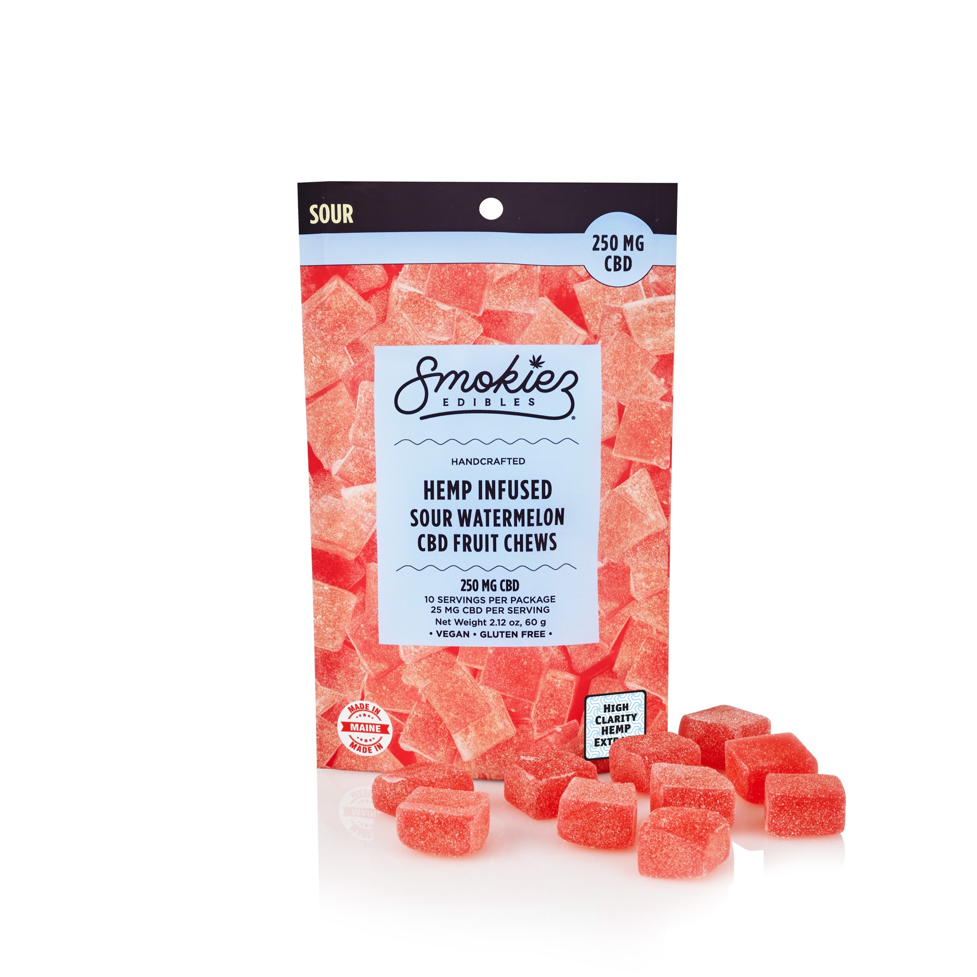 250 mg CBD Sour Watermelon Gummies