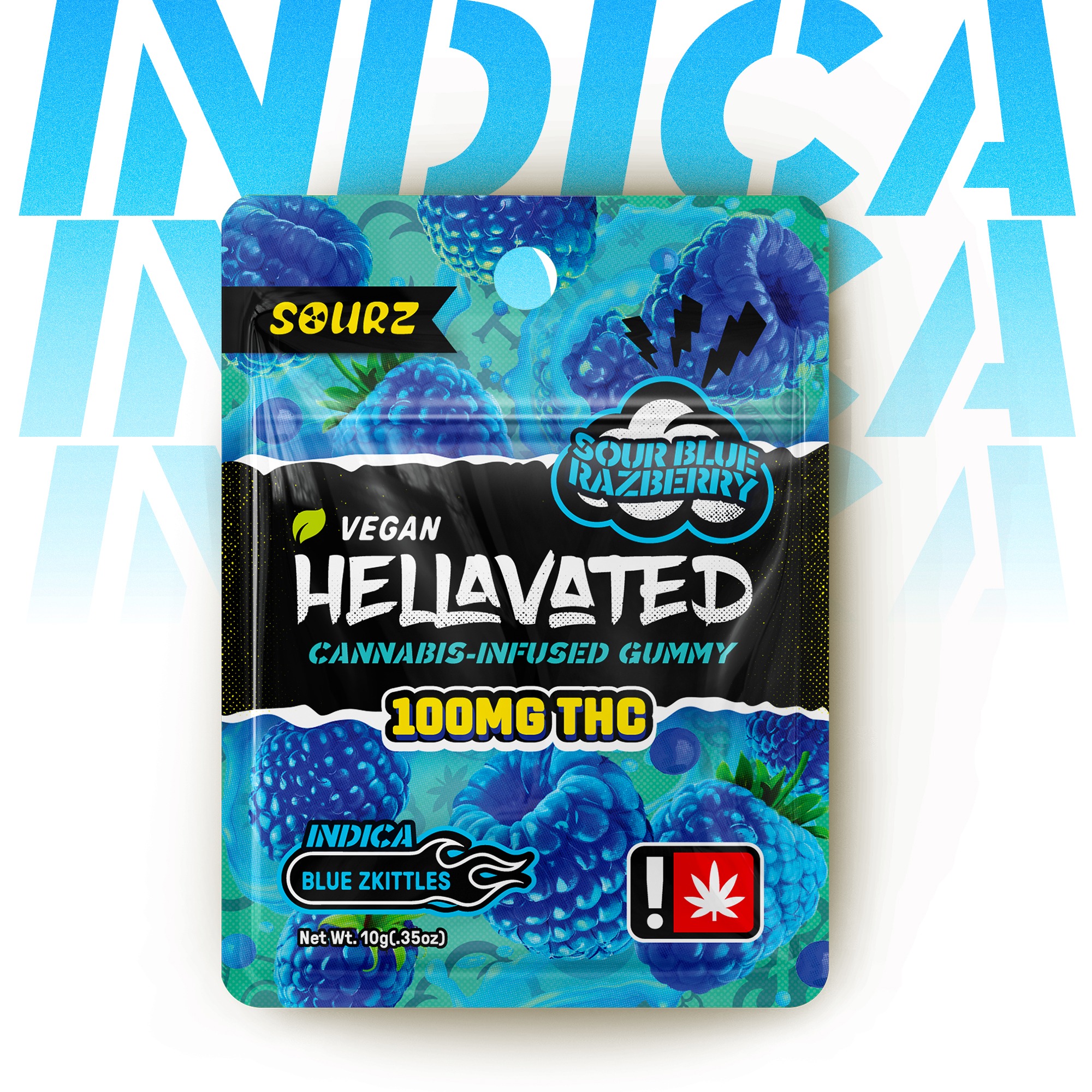 Hellavated: Sour Blue Razberry