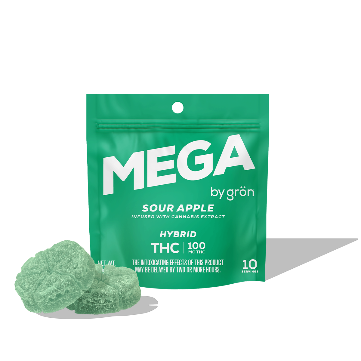 Grön: Gron Sour Apple Mega Pearl