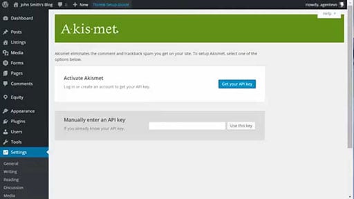Akismet Plugin