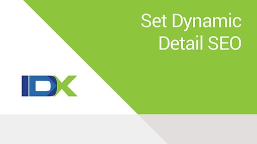 Dynamic Detail Page SEO