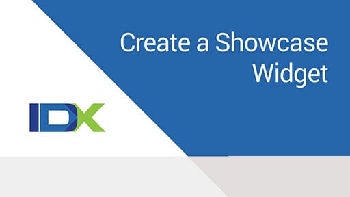 Create a Showcase Widget