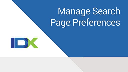 Home Search Preferences