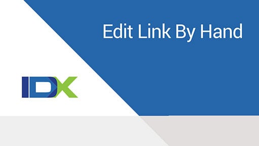 Hand Edit Links