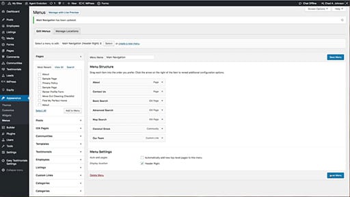 Adding External Links to Menus