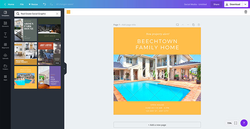The Canva Editor