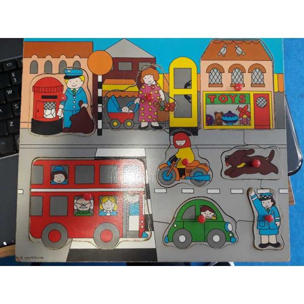 Wooden Jigsaw Board *vehicles