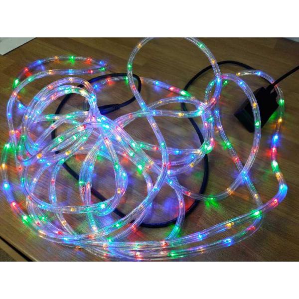 Multicoloured rope lights