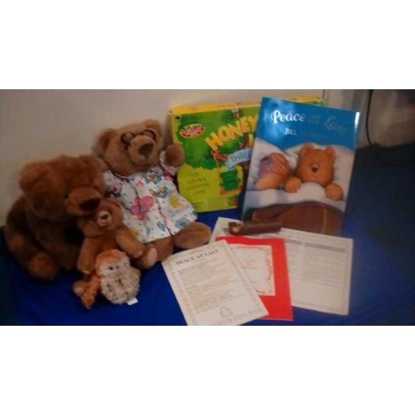 Peace story sack (blue bag)