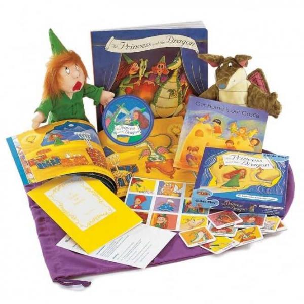 Princess and the Dragon story sack