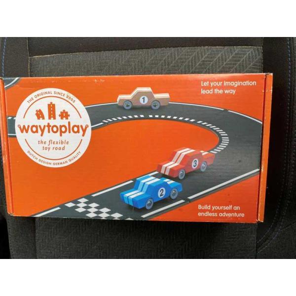 Flexible race track set