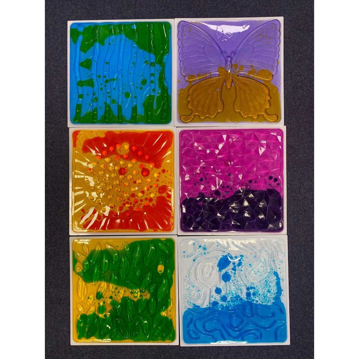 Sensory Soft Textured Liquid Tiles