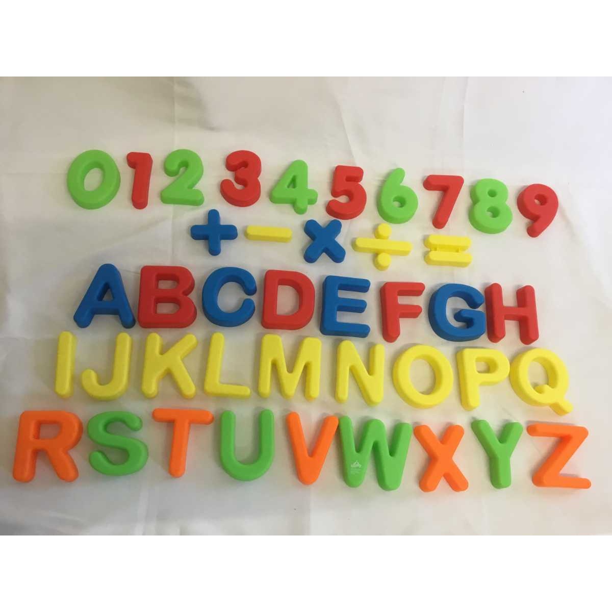 Letter an number sand molds