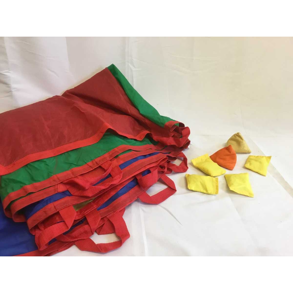 Large Parachute  and bean bags