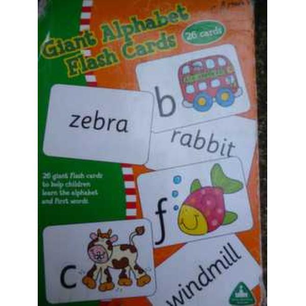 Borrow Giant Alphabet Flash Cards