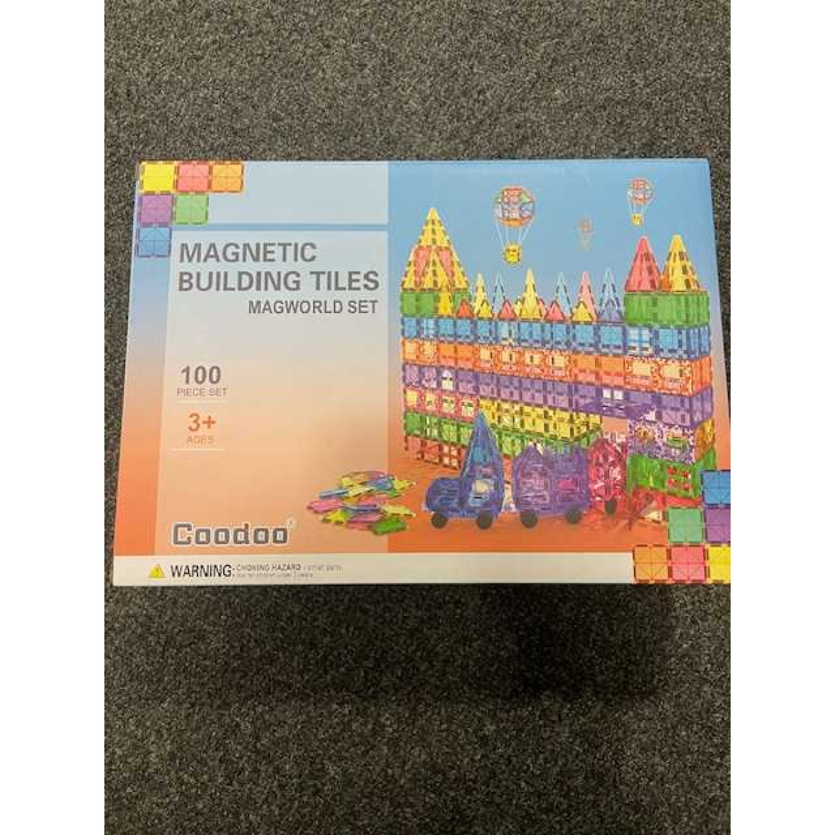 Magnetic Building Tiles Magworld Set