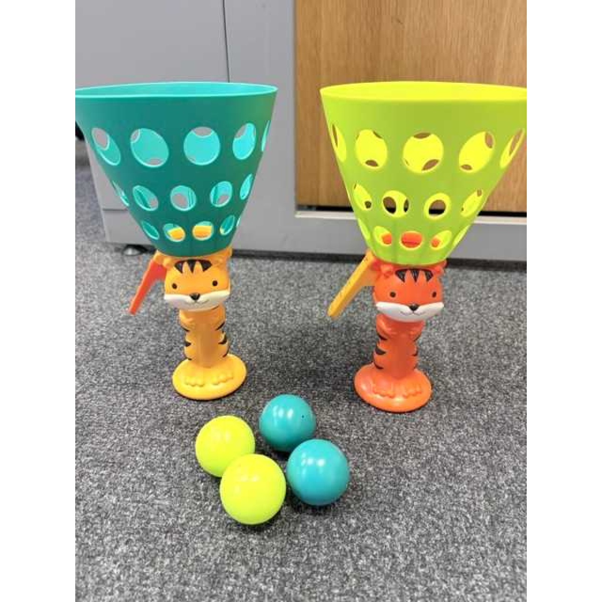 Pop 'n' Launch Tiger Ball Catch Game