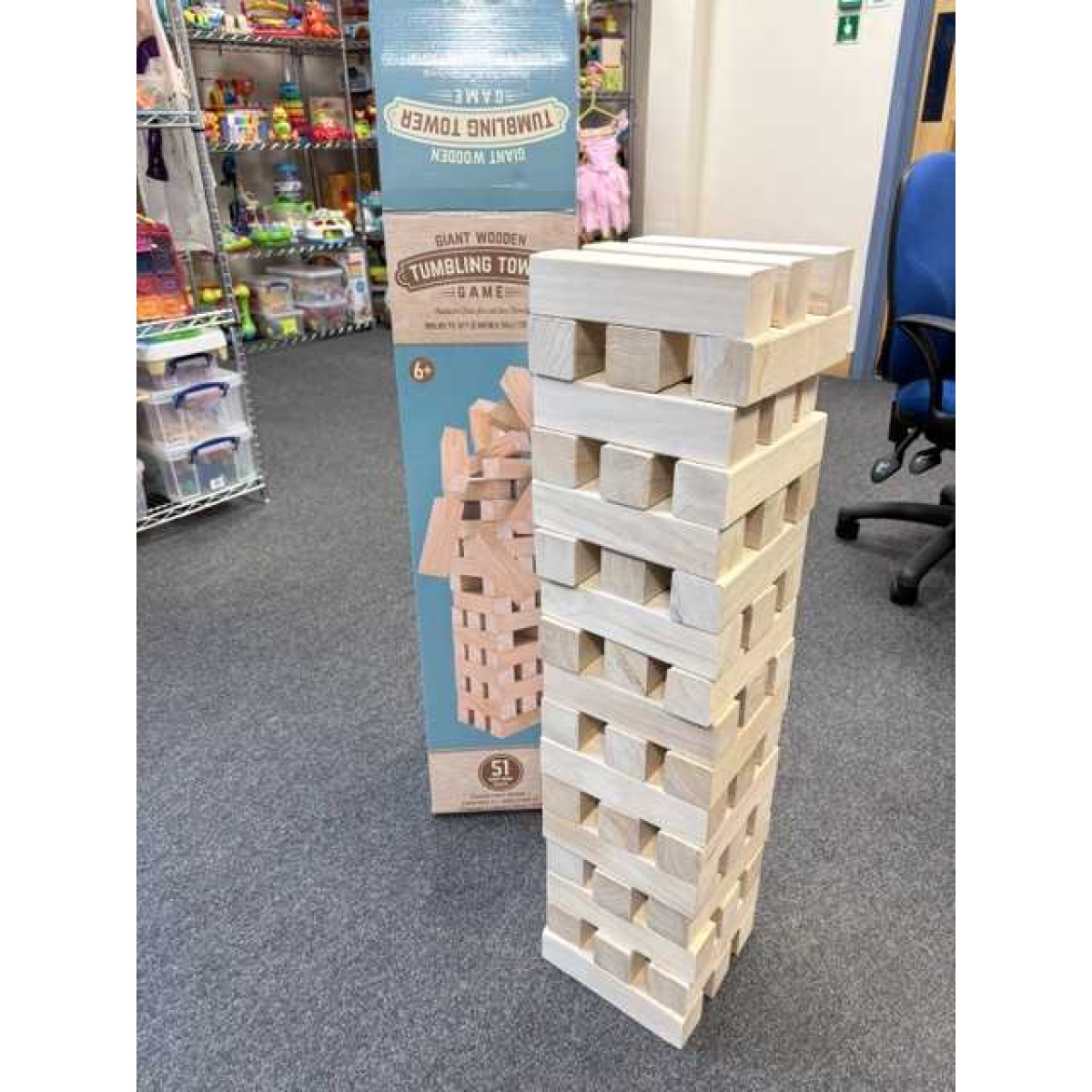 Giant Wooden Tumbling Tower
