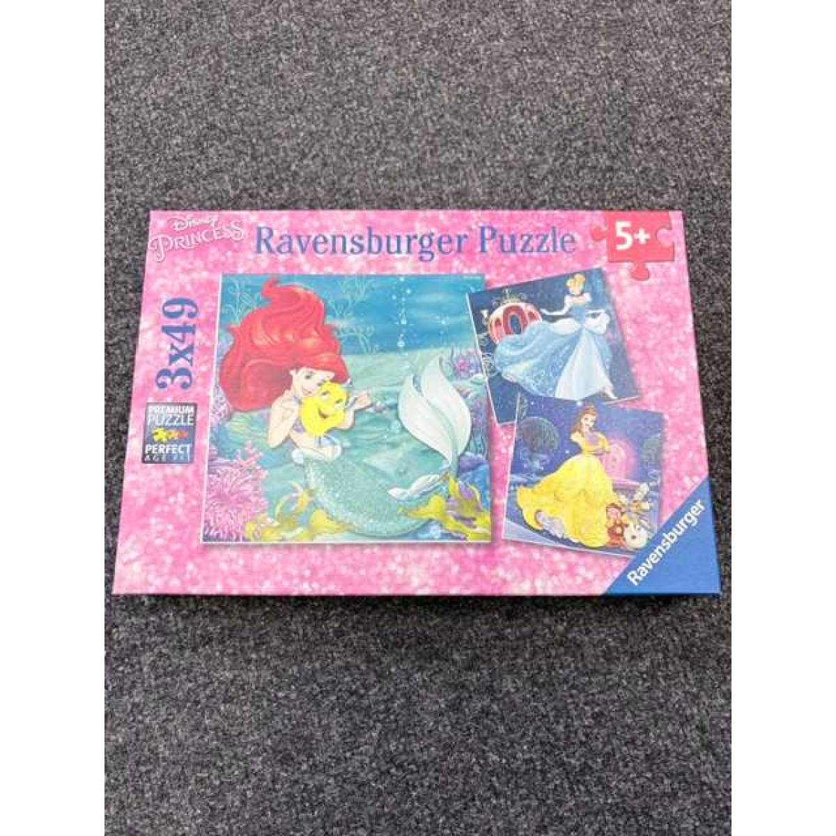 Disney Princess  3 x 49 piece jigsaws