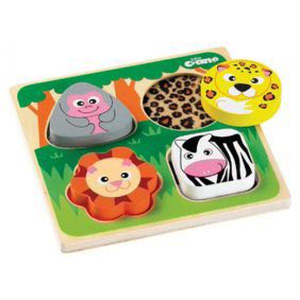 Safari animal touch and feel jigsaw puzzle