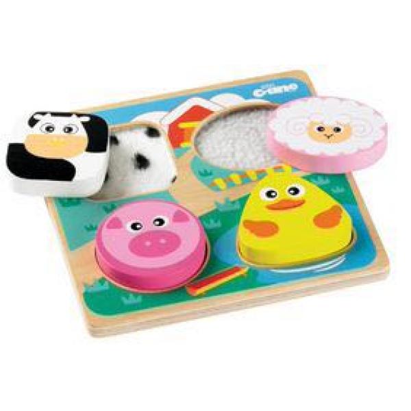 Farm animal touch and feel jigsaw puzzle