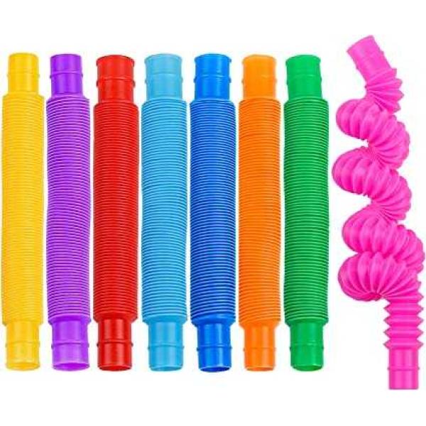 Pop Tubes Sensory Fidget Toys For Children or Adults, Autism and Special Needs