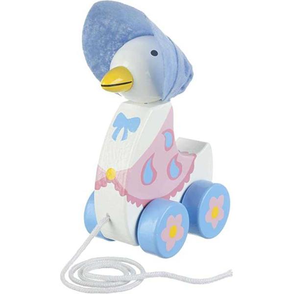 Peter Rabbit Toys - Jemima Puddleduck Pull Along Toy, Wooden - Early Development & Activity Toys