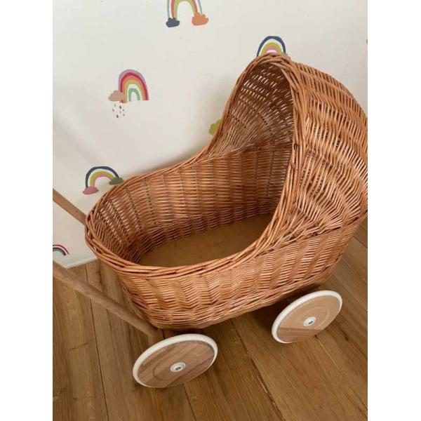 WICKER PRAM doll pram wicker doll pram UK baby doll pram