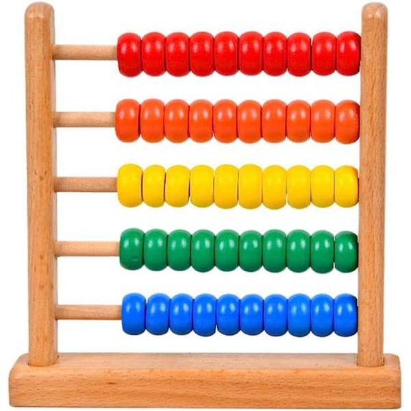Classic Wooden Abacus Educational Counting Toy Toddler Mathematics Toy