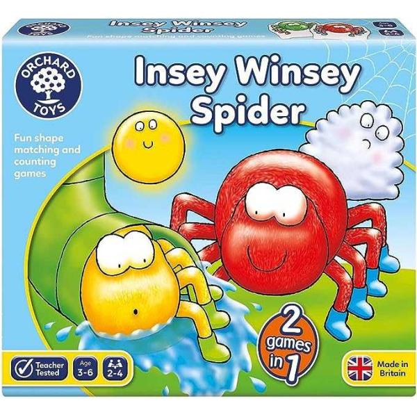 Insey Winsey Spider Game, Shape and Counting Game for Preschoolers, Perfect For Children Age 3-6, Encourages Number and Counting Skills Visit the Orchard Toys Store