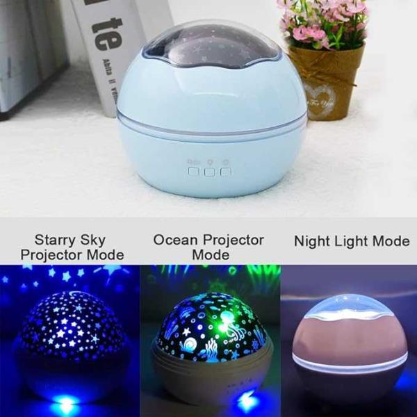 Baby Night Light Projector, Star Moon