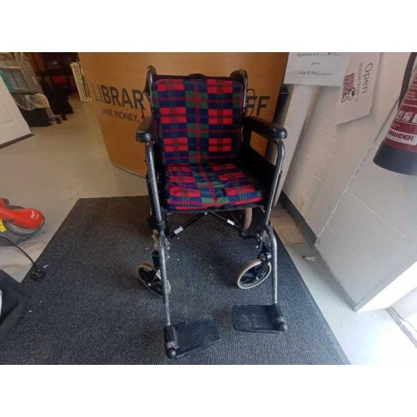 Borrow Ultra Lightweight Wheelchair with cushion and belt