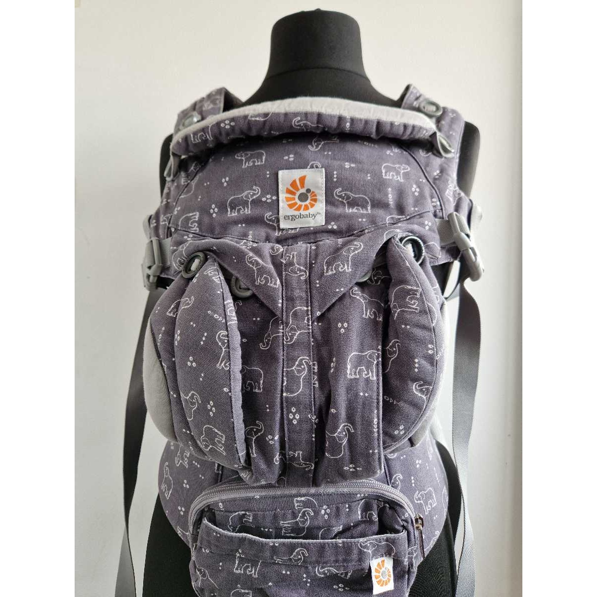 Ergobaby OMNI360 Grey Elephants