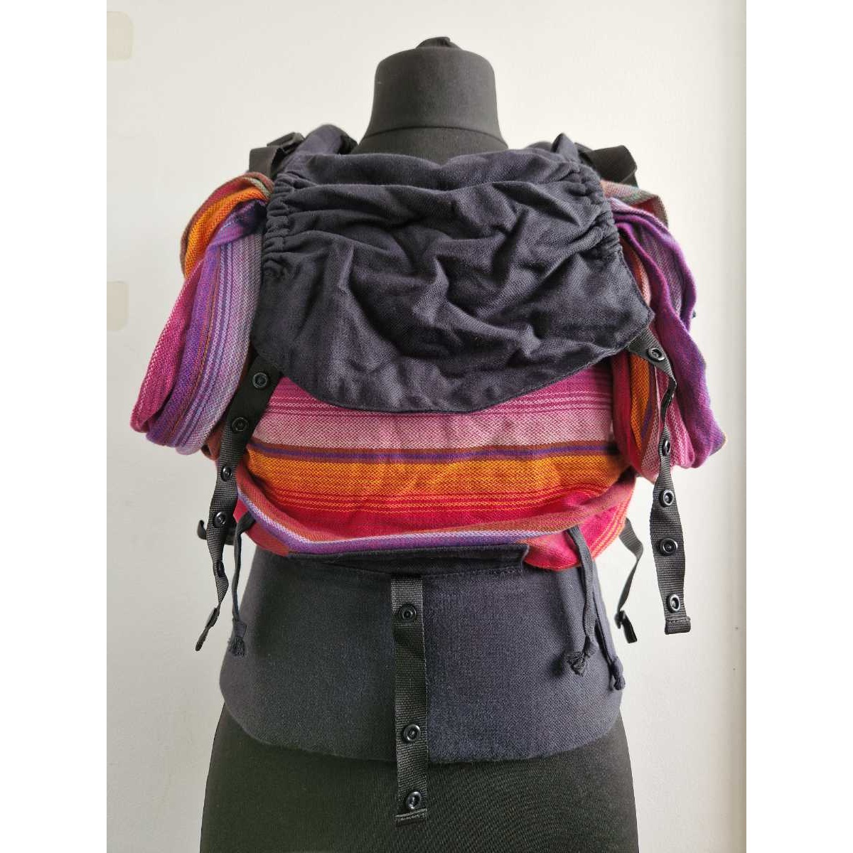 Emeibaby Orange and Purple stripe