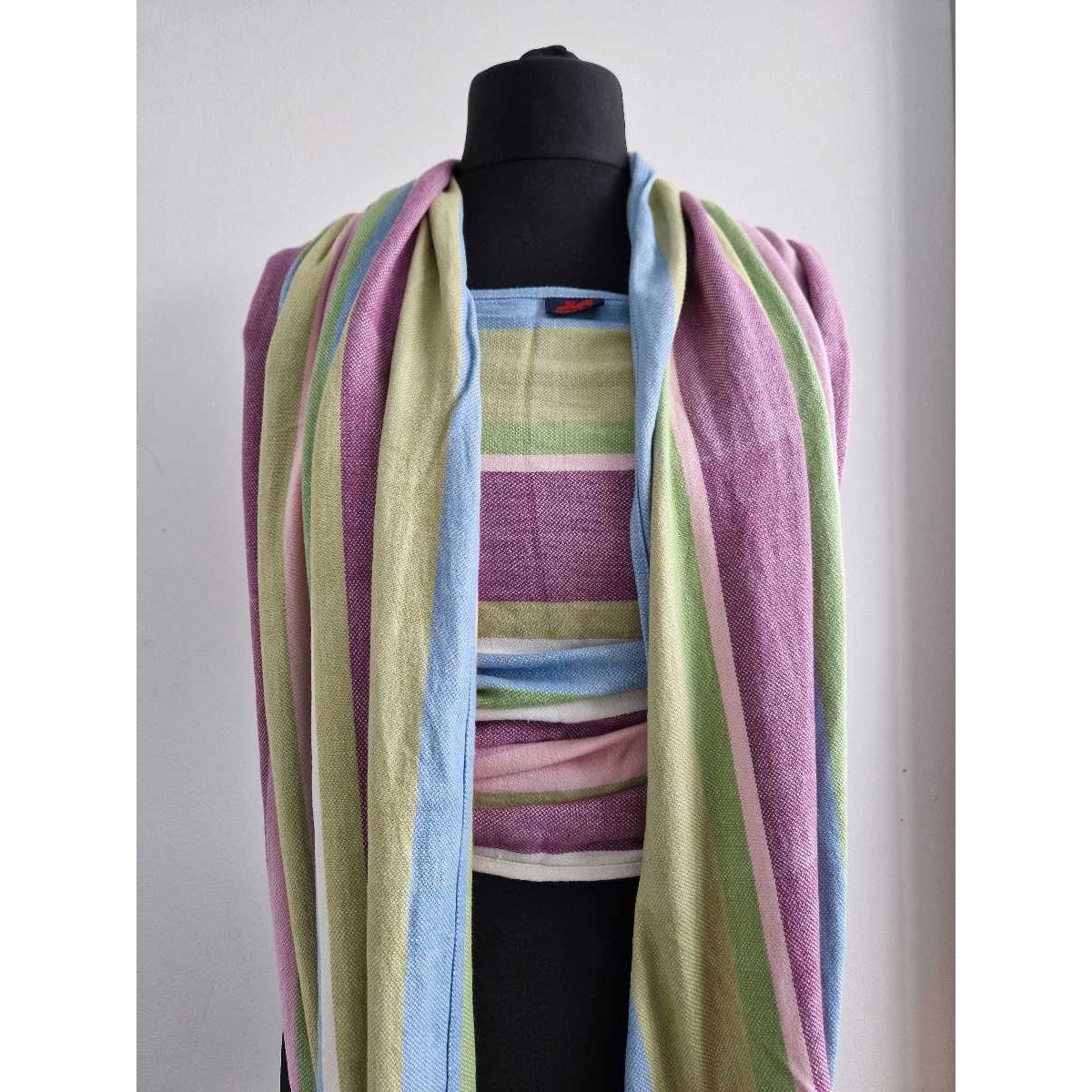 Girasol Purple Blue and Green stripes