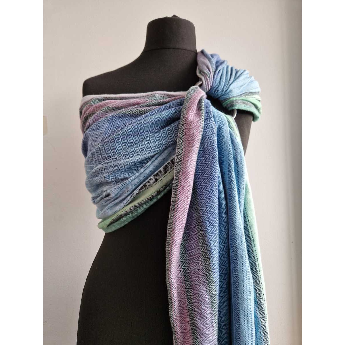 Girasol Blue Green Purple Stripes