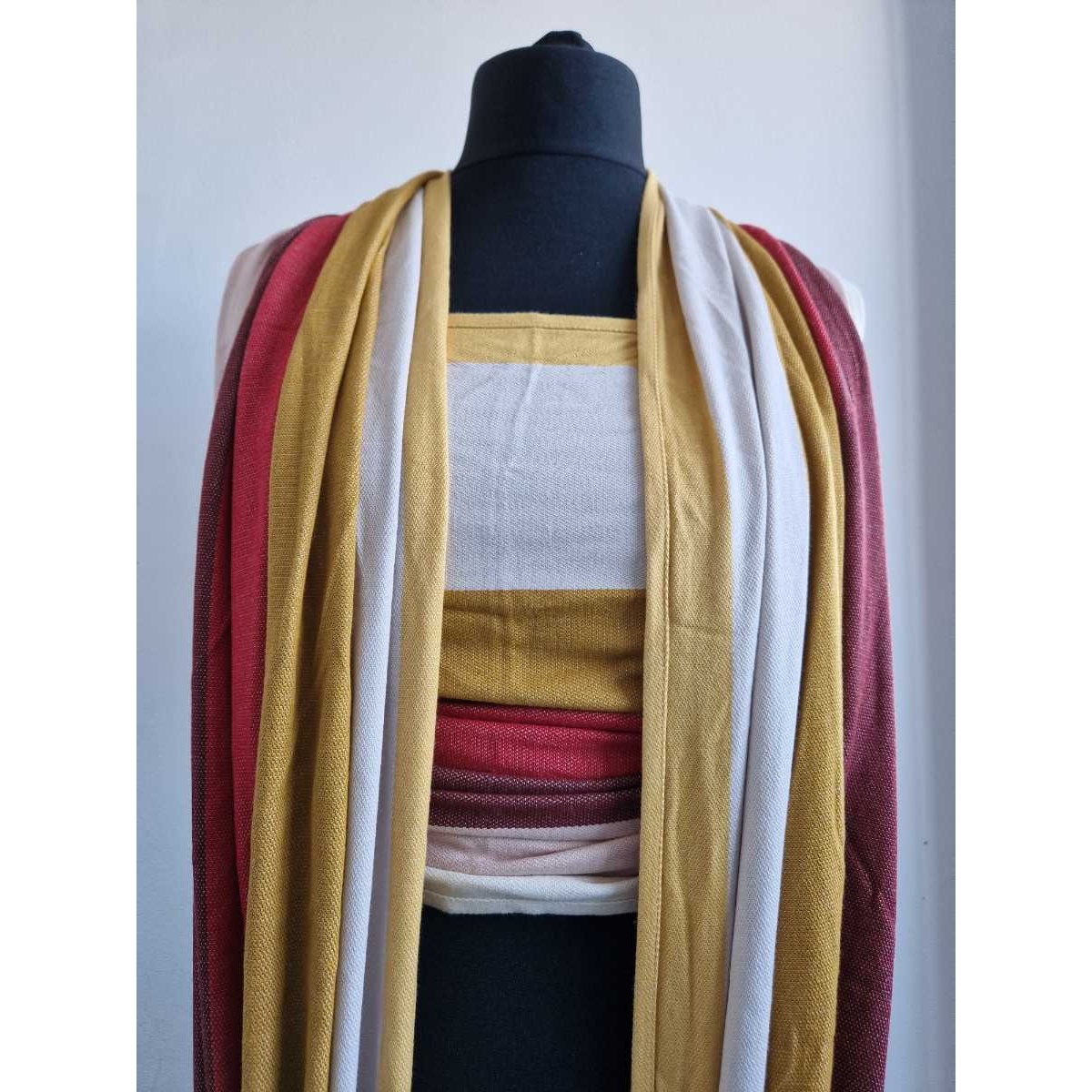 Ali Dover Glow Mustard and Red