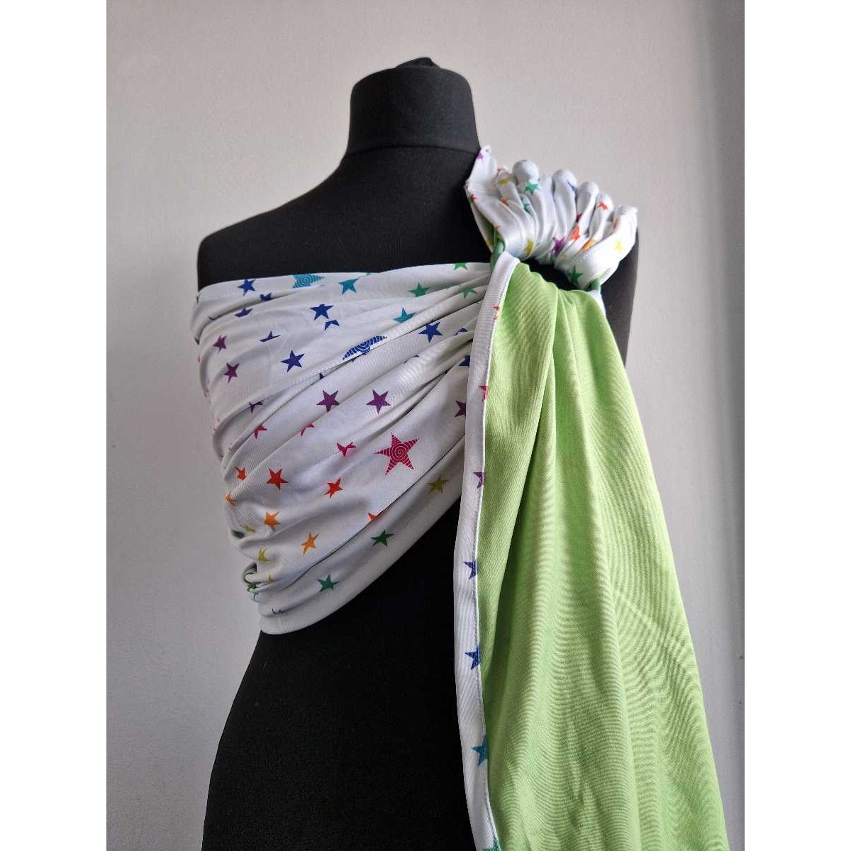 Kokadi Lime Green and Multicoloured Stars