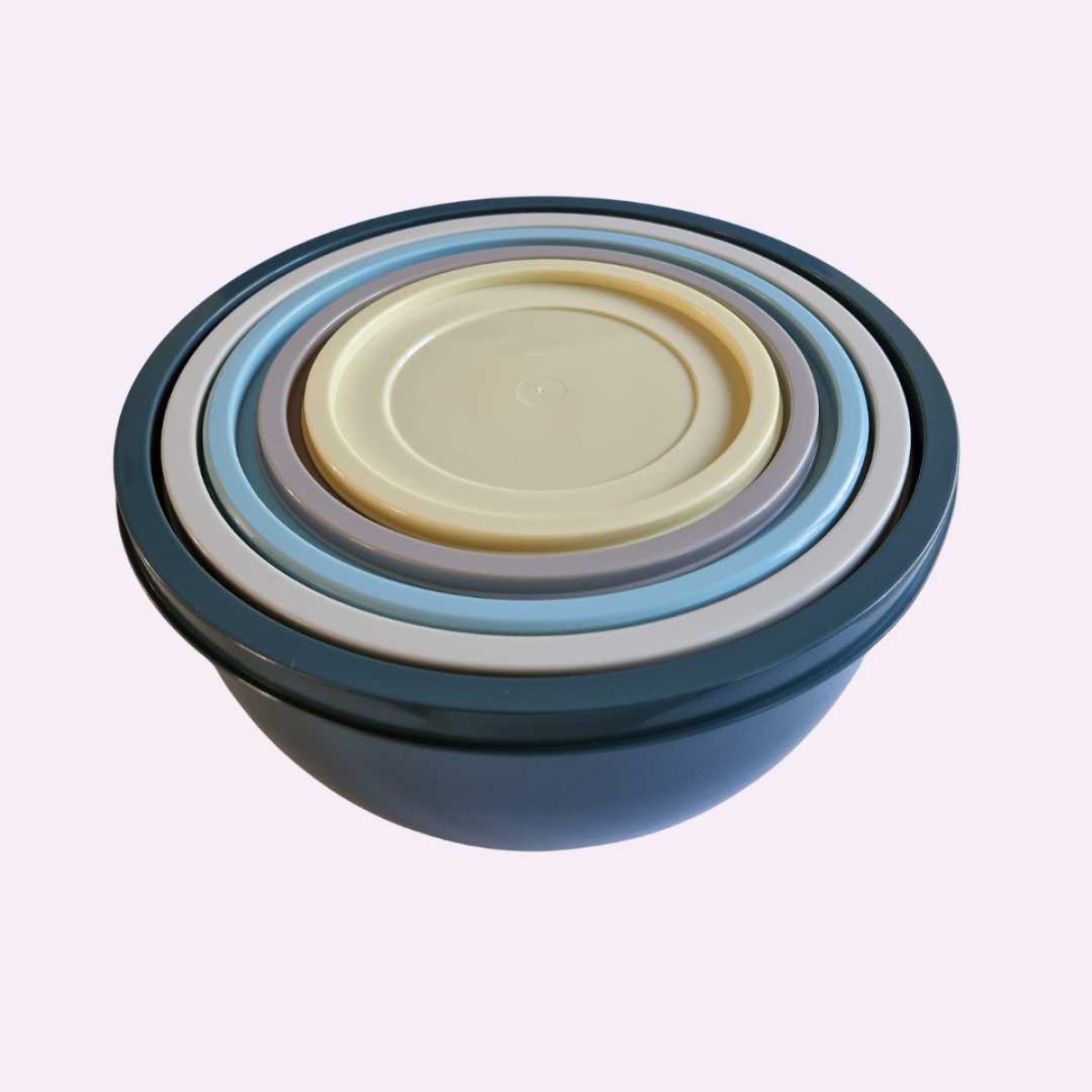 Pastel Lidded Bowls