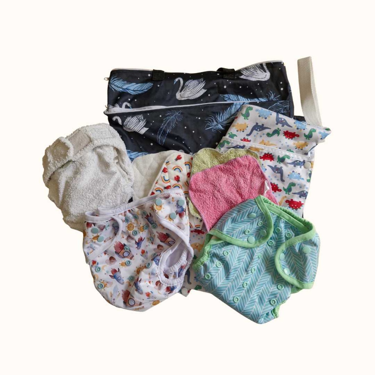 Bigger babies (Size1s/Birth to potty) Swan kit