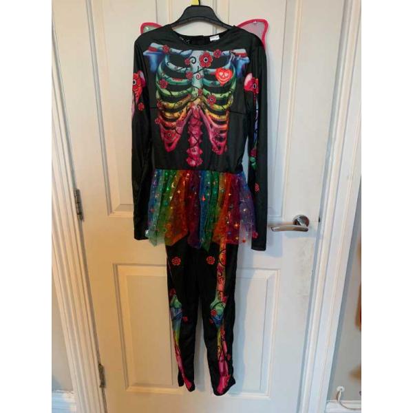X Costume - Skeleton #1 Rainbow Fairy (11-12yrs) X
