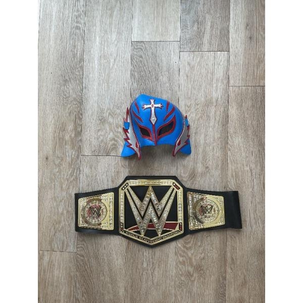 X Costume - Wrestling Mask & Champions X Belt