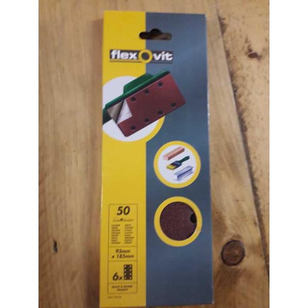 Sanding pads - rectangular (velcro)