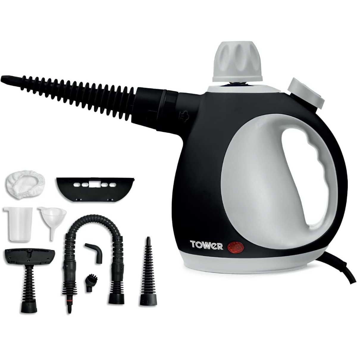 Corded Handheld Steam Cleaner with 9 Accessories, 1050W