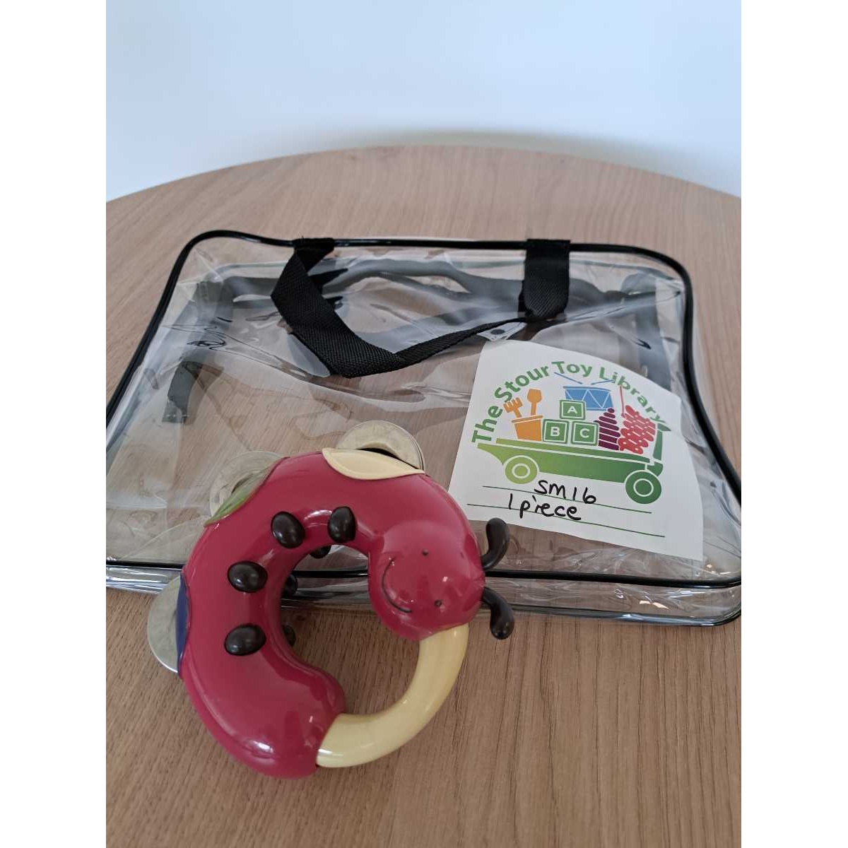 Colourful rattle