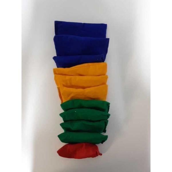 Multi Coloured 7pcs Bean Bags