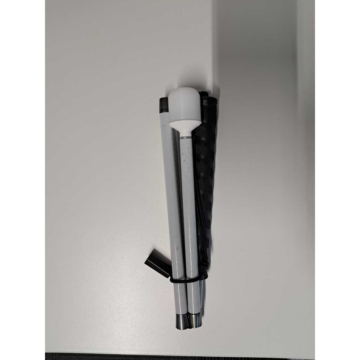 95cm Folding Cane with Rubber Grip and Marshmallow Tip